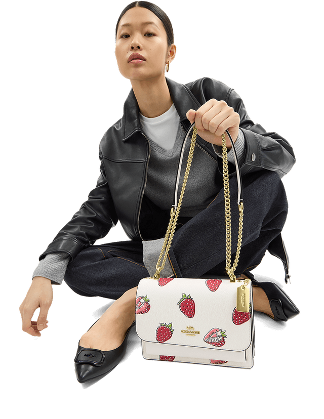 Coach Outlet Klare Crossbody Bag in Strawberry Fruit Print