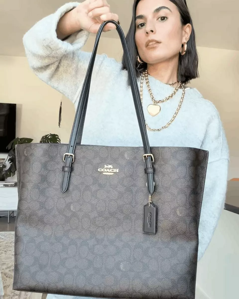 COACH® Outlet | Mollie Tote Bag In Signature Canvas