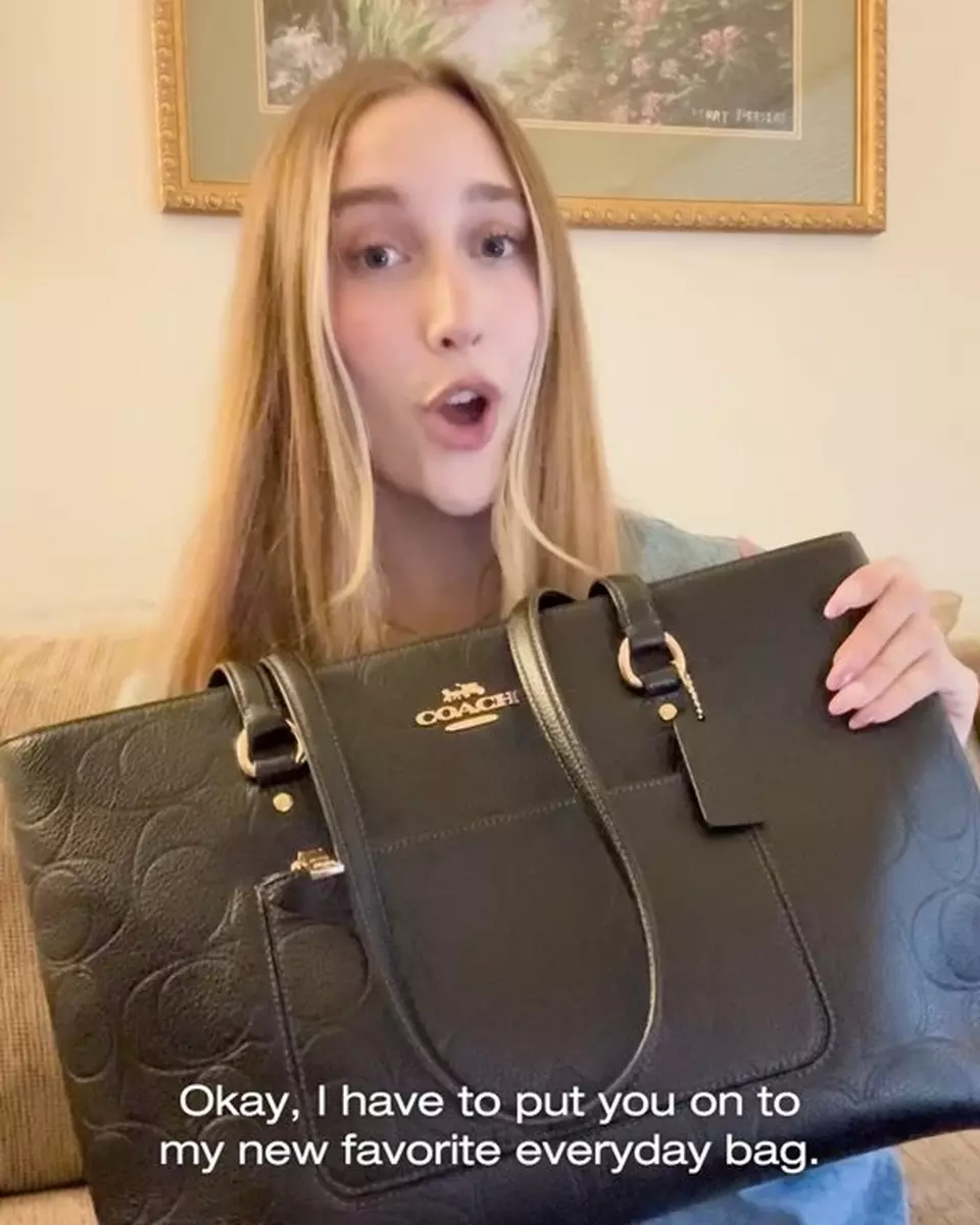 COACH® Outlet | Station Tote Bag With Cherry Print