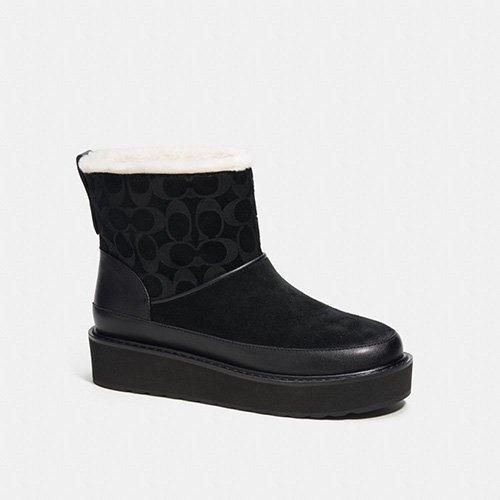 コーチ　ブーツ フット ザ コーチャー】サイド ジップ ブーツ(GLOXI CUT SOLE