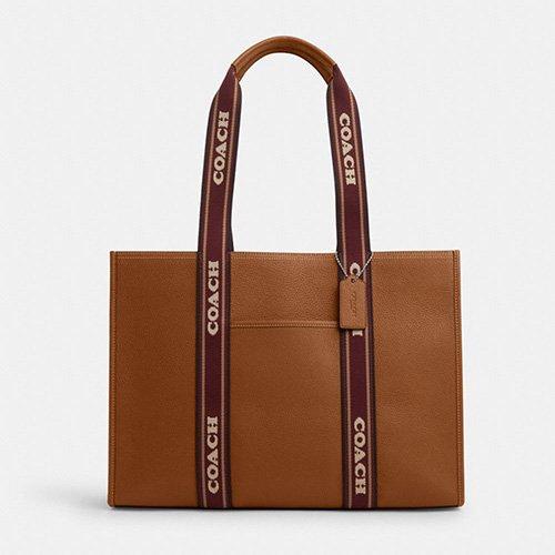 COACH コーチ トートバッグ スミス トート・シグネチャー キャンバス 新作未使用